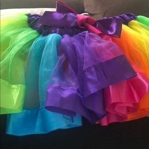 Rainbow Tulle Skirt